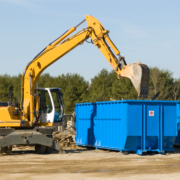 what size residential dumpster rentals are available in Little York New York